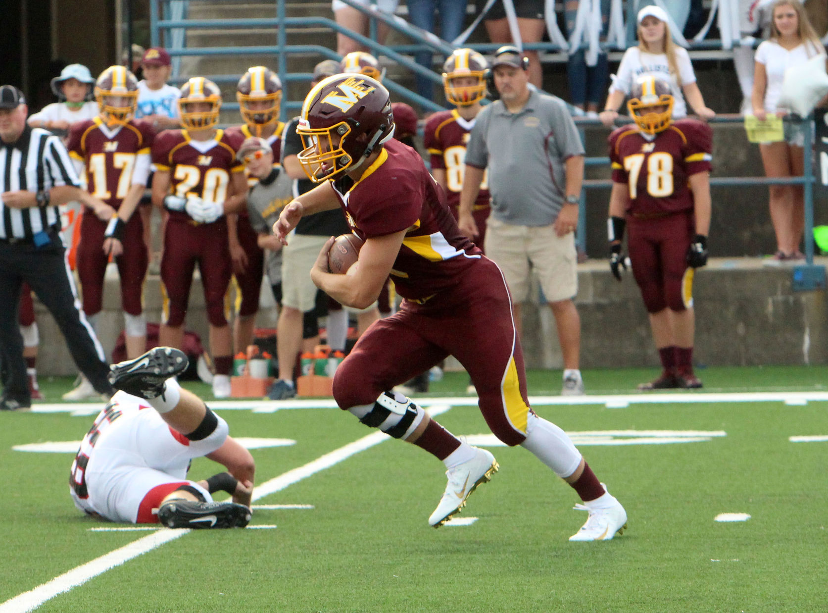 Chi-Hi football at Menomonie 8-31-18